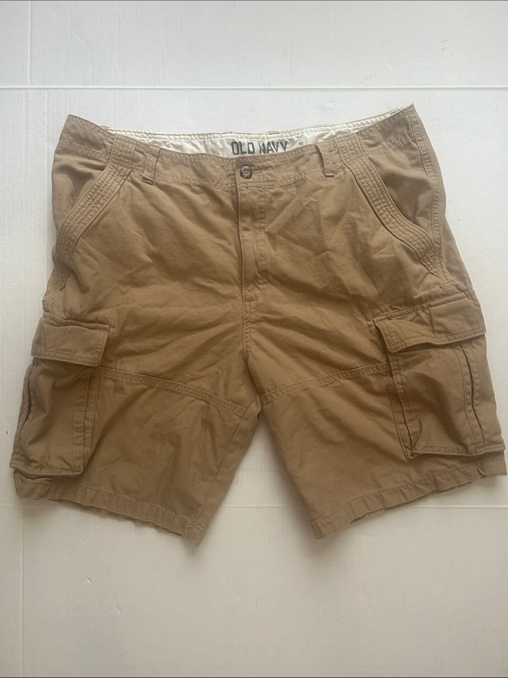 Old Navy Men's Khaki Cargo Shorts